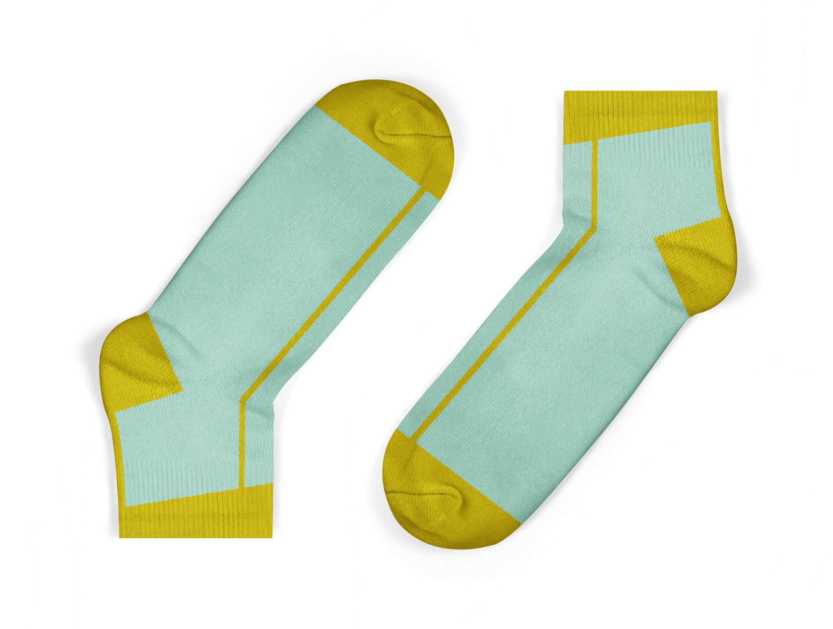 mustard stripe kids socks