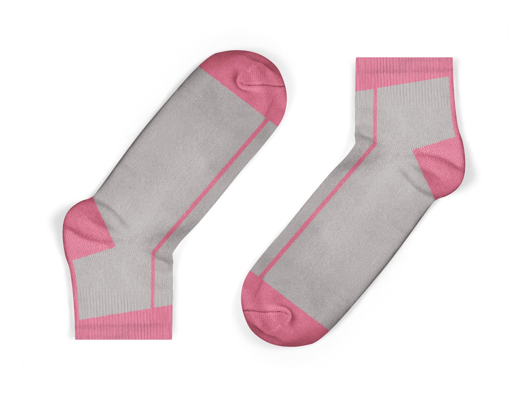 pink stripe kids socks