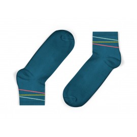 kids cotton ankle socks in blue 