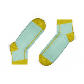 mustard stripe kids socks