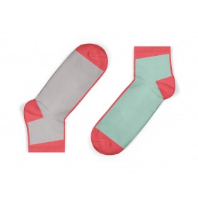 CONTRAST ANKLE SOCKS IN MINT 