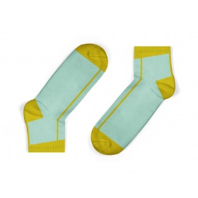 MUSTARD STRIPE ANKLE SOCKS