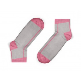 PINK STRIPE ANKLE SOCKS